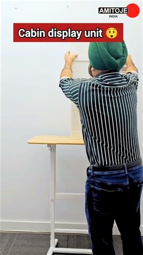 He almost fell down while catching this unit. This is a cabin display unit.