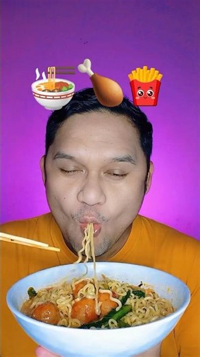 eating emoji 🍜🍗🍟 request part 290 #shortvideo #fyp