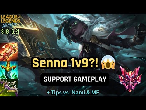 Wild Rift Senna Support 1v9 Gameplay