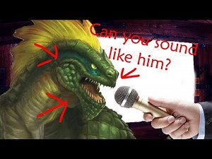 how to voice Lizardfolk
