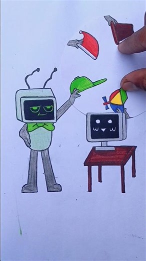 Mr. Fun Computer x Shutting down Vee ||incredibox sprunki x dandy world||#sprunki #dandysworld