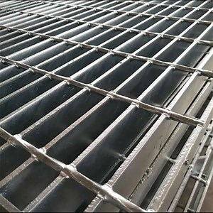 [Hot Item] Steel Grating Rebar Galvanized Stainless Fence Drainage Channel Serrated Steel Bar Steel Grating