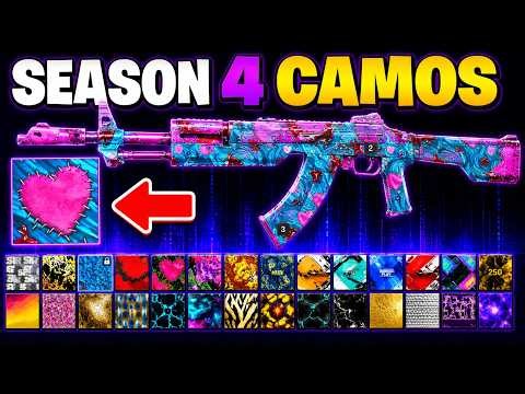*NEW* SEASON 4 CAMOS! INSTANT CAMO SWAP GLITCH BO7 - Unlock ANY Camo in 30 Seconds!