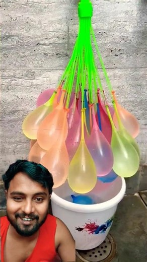 Water Balloon 🎈 We Caught Helium Balloon 🎈 With 'a Trampoline 🤪🤸‍♀️ Games #balloon #gym