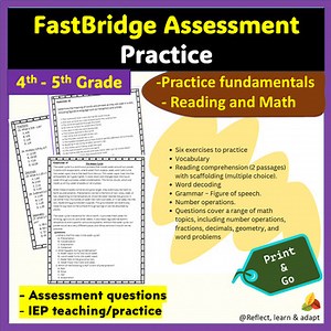 FastBridge Universal Screener Practice (4th-5th Grade)