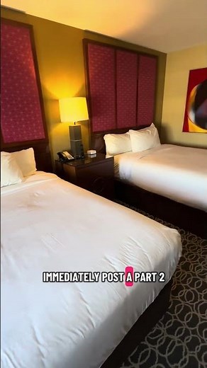 Las Vegas $12 Hotel Room Tour super cheap Excalibur budget queen room recently renovated affordable