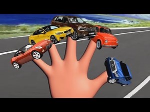THE SPORTS CAR FINGER FAMILY | RACE CARS FOR KIDS