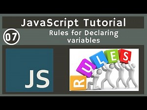 07. Rules for Declaring Variables | javascript tutorial | UiBrains | NAVEEN SAGGAM