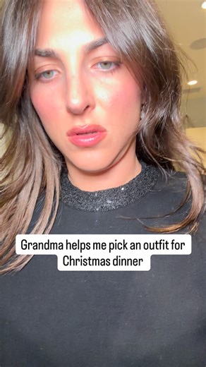 Excuse My Grandma on Instagram: "Part 2: Getting dressed for Christmas with grandma’s help"