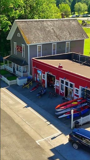 Port Gamble, Washington | Charming Historic Town from Above | DJI Mini 4 Drone View