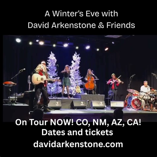 David Arkenstone - Fairy Fantasy FYC on Instagram: "Hey, Colorado! We are in Fort Collins TOMORROW NIGHT 12/2! There's 3 tickets left! Are they yours? The we are headed to Salida 12/3, Evergreen 12/4 (less than 15 tickets left) and closing out our Colorado leg at the beautiful ENT Center before heading to NM, AZ, and CA! Don't miss this lively holiday concert to kick off your season! ~D"