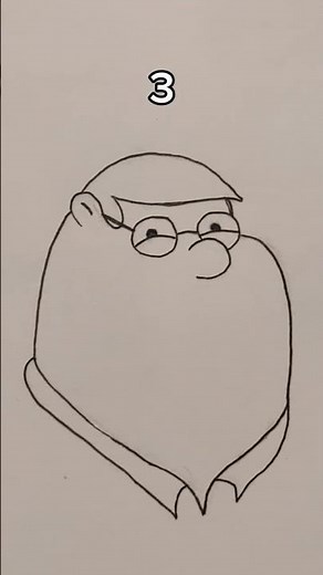 Tutorial: How to draw Peter Griffin from Family Guy #familyguy #petergriffin #howtodraw #tutorial