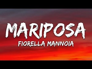 Fiorella Mannoia - Mariposa (Testo/Lyrics)