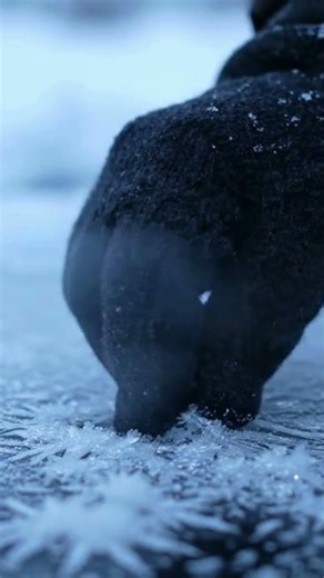 Why does a frost ❄️ line appear before frozen surfaces break?
