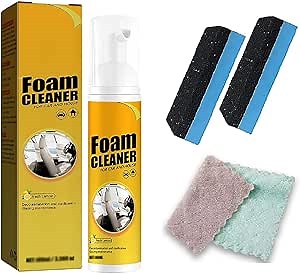 2023 Car Magic Foam Cleaner - Multi All Purpose Foam Cleaner for Car and House, Lemon Flavor Smell Magic Bubble Foam Cleaner, Powerful Car Restoring Spray, Effective Just In 60 Seconds (1 PCS, 150ML)
