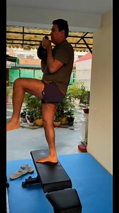 19 reactions | Step up in life—literally! Anterior Loaded Barbell:Kettlebell Step-Up:✅ Use a clean or face-up grip✅ Choose a box height where your thigh is parallel at the bottom✅ Drive through your mid-foot/heel (not your toes!) Power, balance, and gains in one move!  | Mohit Yadav, IFS | Facebook