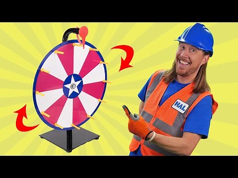 Handyman Hal Spins the Wheel of Awesome! Fun videos for kids | Learn and Play