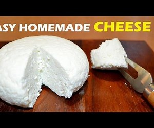 How to Make Cheese at Home - 2 Ingredient Easy Cheese Recipe