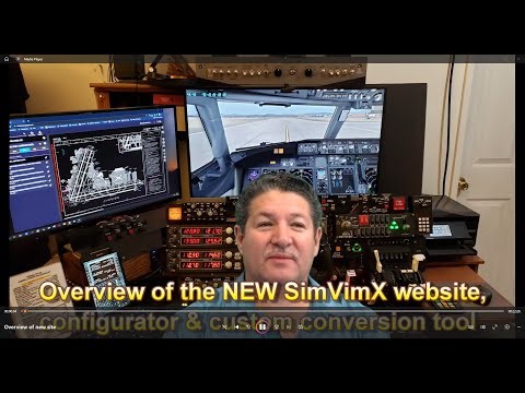 Overview of the new SimVimX website, configurator, & conversion tool
