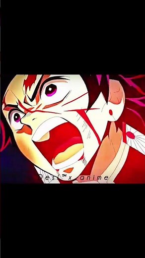 tanjiro fight edit video #demon Slayer #anime