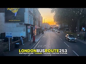 From Euston to Hackney aboard London Bus 253: An immersive London Bus Ride in 4K from the best seat