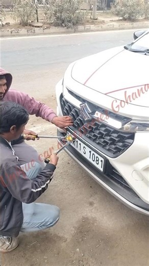 Number plate cover install fronx #automobile#modificition#viralshort #modified#bestquality#trending
