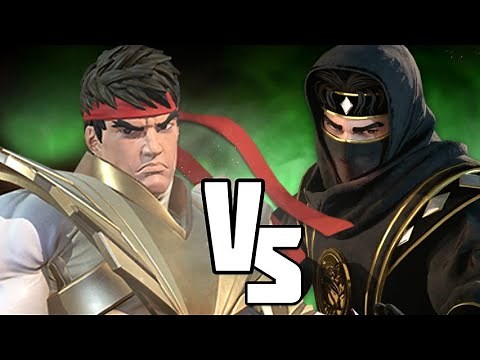 Power Rangers Battle for the Grid Adam Park DLC VS Ryu Crimson Hawk Ranger
