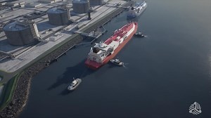 Learn how tugs assist LNG vessels in the Brownsville Ship Channel with beginning the loading process at #RioGrandeLNG. Watch the full video at http://riograndelng.com/resources/. | Rio Grande LNG