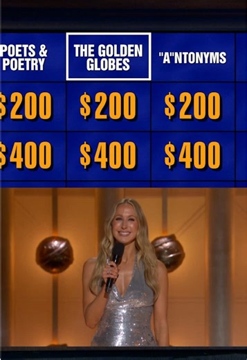 Golden Globes Highlights on Jeopardy with Nikki Glaser