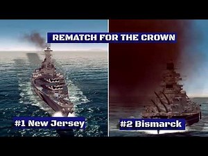 #2 Bismarck v #1 New Jersey 2 | List Fights | War on the Sea