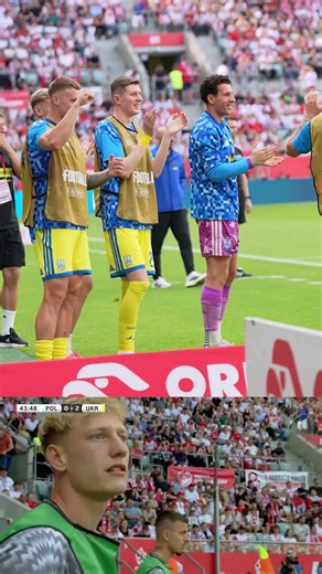 ANDREA MALDERA. Reaction to ANDRIY YARMOLENKO's goal against POLAND