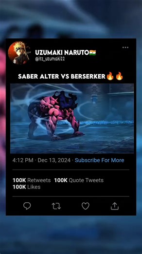 Saber Alter vs Berserker🔥🔥#anime #shorts #fairytales