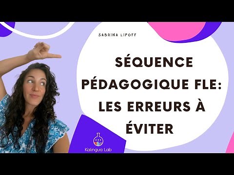 French as a Foreign Language teaching sequence: mistakes to avoid