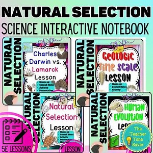 Natural Selection Interactive Notebook - 5th 6th 7th Grade Science