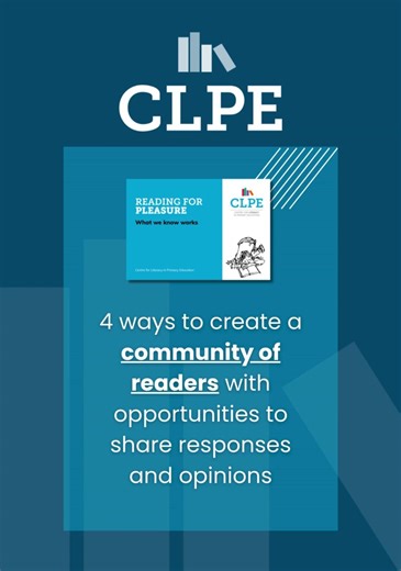 Reading is social, and the evidence shows that early shared experiences can shape confident, lifelong readers. Here are 4 ways that you can create a community of readers, with opportunities to share responses and opinions throughout your classrooms: 1. Share your own reading habits and preferences, encouraging children to do the same, and provide free reading opportunities in which you can read alongside children and share recommendations. 2. Develop a culture of formal and informal book groups 