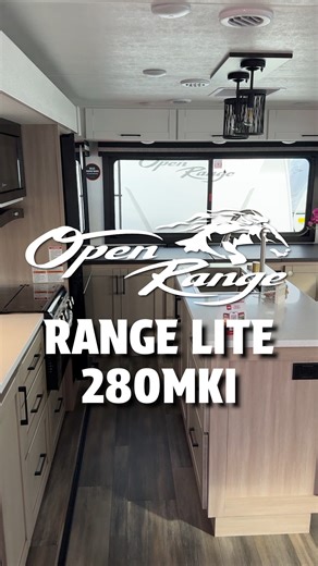 🚐 It is the Tampa RV Show Debut of the Range Lite 280MKI! This new 2026 floorplan brings thoughtful design and everyday comfort to your next adventure. With dual opposing slides, a center kitchen island, a rear desk and ottoman, and a large bedroom with expanded wardrobe space, the 280MKI blends functionality with style in every square foot. ✨ Key Features: 🔹 Dual opposing slideouts—open up the living space 🔹 Center kitchen island—more prep space & storage 🔹 Rear desk ottoman—perfect for wor