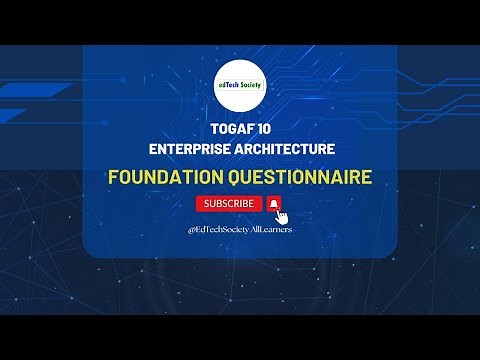 Pass TOGAF10 in 4 weeks - Crack EA TOGAF Part 1 || Actual Question Answers (Foundation)