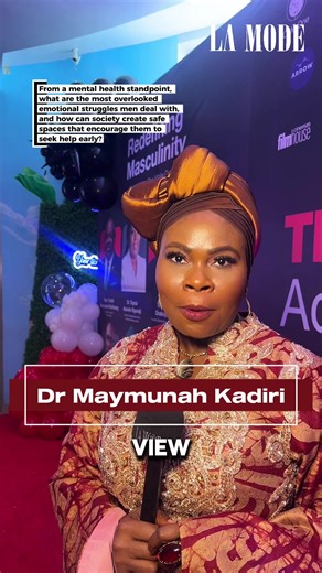 #LAMODELIVECOVERAGE Dr. Maymunah Kadiri takes the TEDx Admiralty Way stage with a message that cuts straight to the heart of today’s conversation, men deserve safe spaces too. As a leading mental health advocate, she sheds light on the silent battles many men fight and the urgent need to normalize vulnerability, emotional expression and seeking help. Her voice is a powerful reminder that redefining masculinity begins with healing, honesty and support.
