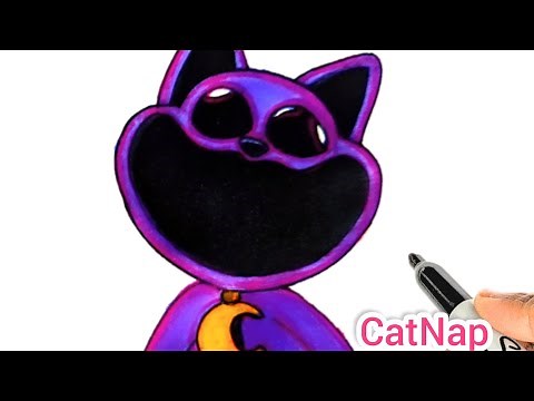 How To Draw Catnap from Poppy Playtime