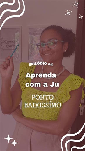 Iniciante no crochê? 👀 Esse vídeo é para você, aprenda ponto baixíssimo 🧶 Ponto baixíssimo é um dos pontos principais do crochê, logo ele é muito utilizado para fechamento de carreira e acabamento. E como crochê é prática, assista esse vídeo quantas vezes forem necessárias até você aprender. 😉 #esmerandocrochet #auladecroche #crocheparainiciante #modacroche #episodio4