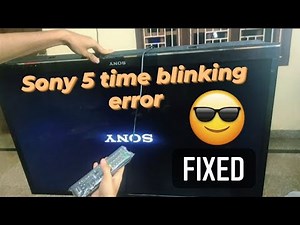 sony led tv not turning on|| 5times blinking problem#sony #led #blink