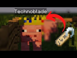 Comment mettre la COURONNE de TECHNOBLADE sur un COCHON [tuto minecraft]