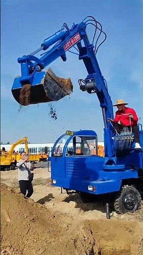 how to dig a pond with an excavator 🫶🩷🩵🩷