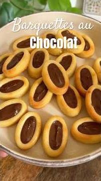 Recette biscuits barquettes au chocolat #recette #recettesucrée #bonnecuisine #recettefacile #food
