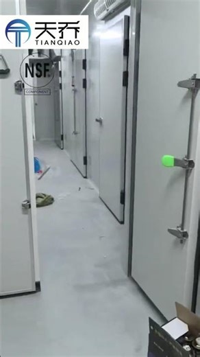 Cold storage factory daily operations: Mass assembly of cold storage doors. #coolingsolutions