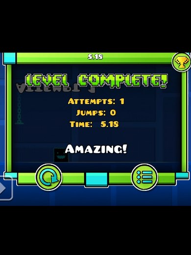 Creating a Fake End Screen in Geometry Dash