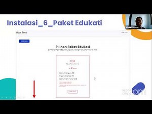 Instalasi E-learning Edukati Moodle