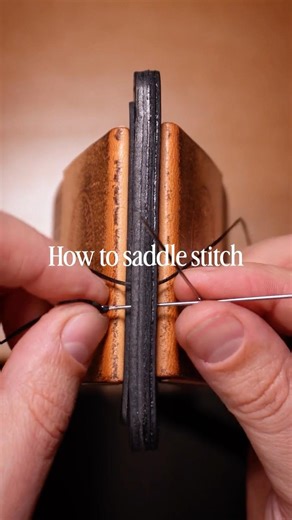 How To Saddle Stitch