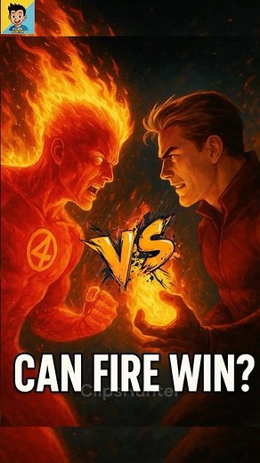 Why Pyro Can Easily Beat the Human Torch! 🔥🔥 #marvel#fantasticfour