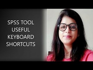 SPSS Keyboard Shortcuts #SPSS #DataAnalysis